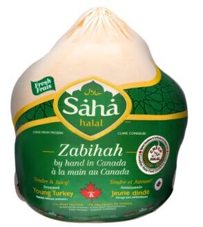 Dinde entière fraîche Saha Halal