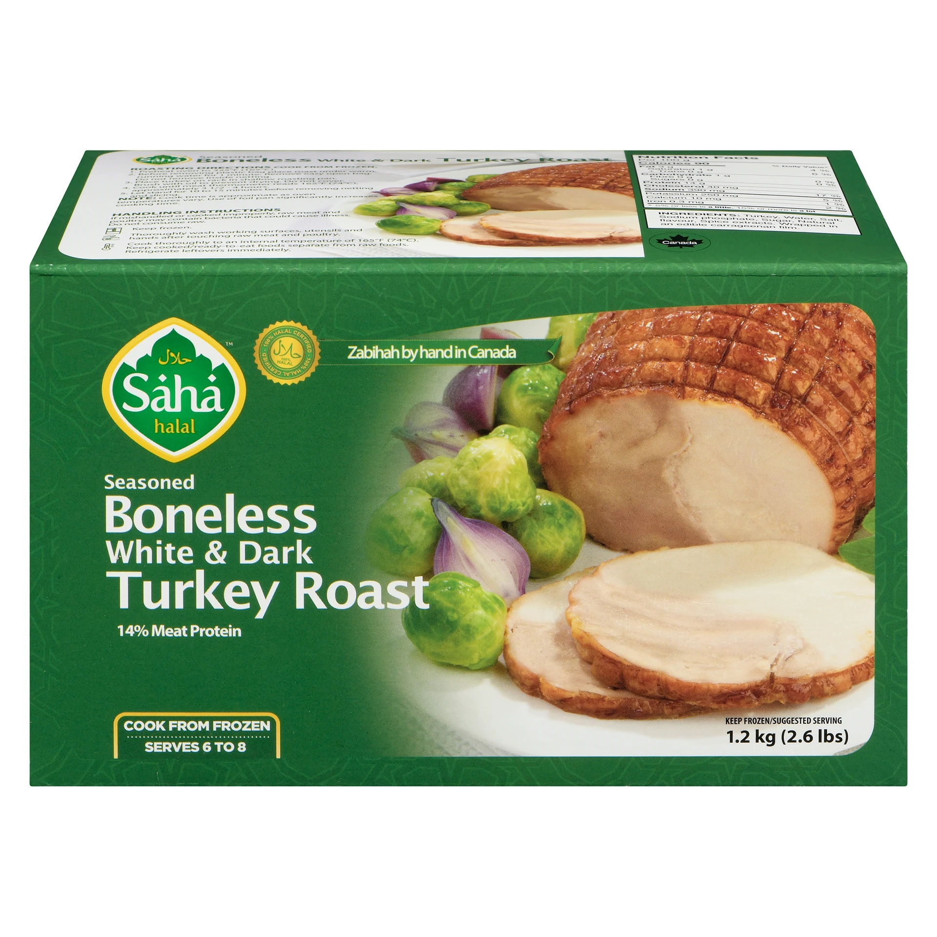 Saha Halal Boneless White and Dark Turkey Roast